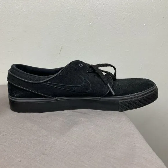 Nike Shoes Women's 8.5 Black Lace Stefan Janoski Suede Low Top ah4233-001