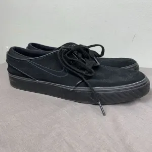 Nike Shoes Women's 8.5 Black Lace Stefan Janoski Suede Low Top ah4233-001