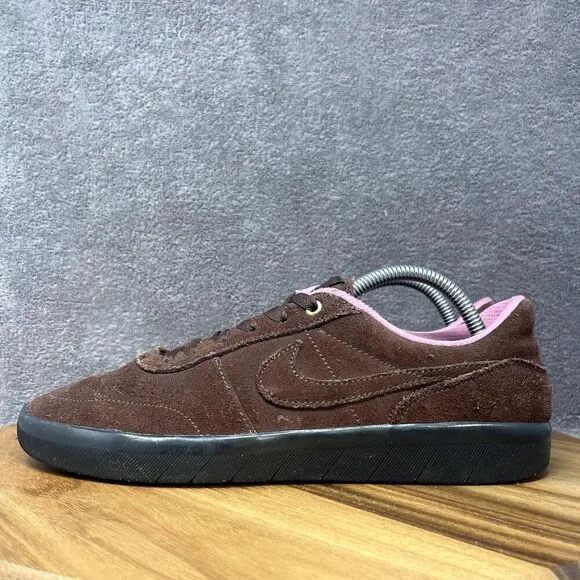 Nike Shoes Men's Size 9 Brown Pink Leather Dunk Skate Retro Sneakers AR0767-200