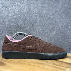 Nike Shoes Men's Size 9 Brown Pink Leather Dunk Skate Retro Sneakers AR0767-200