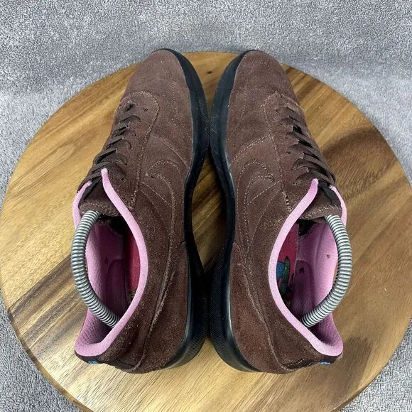 Nike Shoes Men's Size 9 Brown Pink Leather Dunk Skate Retro Sneakers AR0767-200