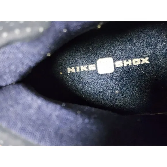NIKE Shox Vintage 2004 Size 16 Leather High Top Sneakers EU 50.5