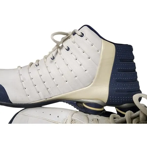 NIKE Shox Vintage 2004 Size 16 Leather High Top Sneakers EU 50.5