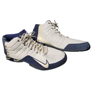 NIKE Shox Vintage 2004 Size 16 Leather High Top Sneakers EU 50.5