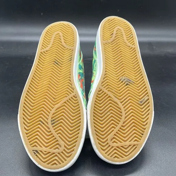 Nike Stefan Janoski Skate Shoes size 4.5Y Green Lizard Camo 657946-316 sneaker