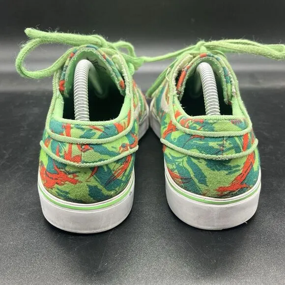Nike Stefan Janoski Skate Shoes size 4.5Y Green Lizard Camo 657946-316 sneaker