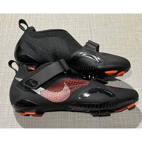 NIKE SuperRep Black Hyper Crimson Indoor Cycling Shoes NEW Mens Sz 6.5
