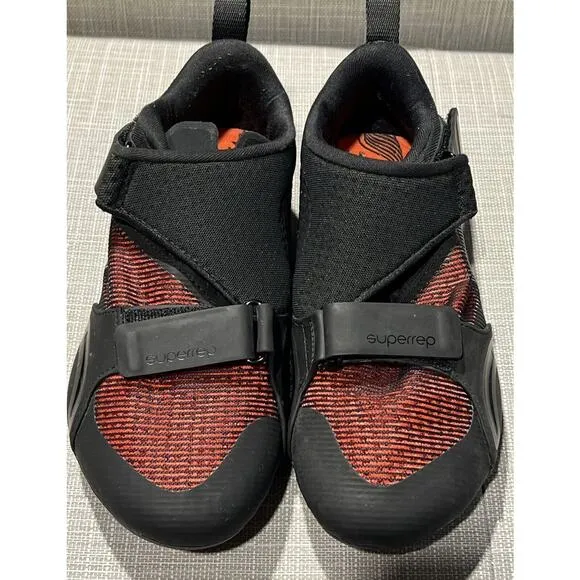 NIKE SuperRep Black Hyper Crimson Indoor Cycling Shoes NEW Mens Sz 6.5