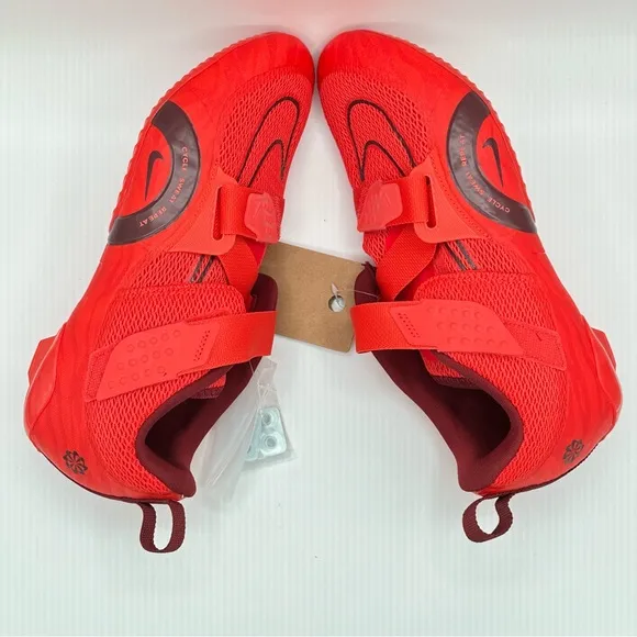 Nike Superrep Cycle 2 NN Red Indoor Cycling Shoes DH3396-600 Men Sz 8.5 Womm 10
