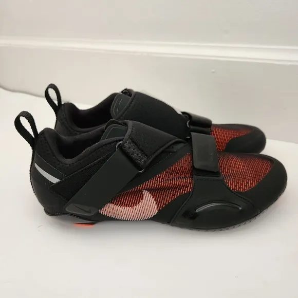 Nike SuperRep Women's Indoor Cycling Shoes Athletic Black Red Silver Size 8 NEW