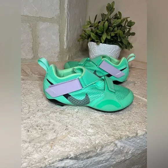 Nike SuperRep Green Glow cycling shoes sz 6.5