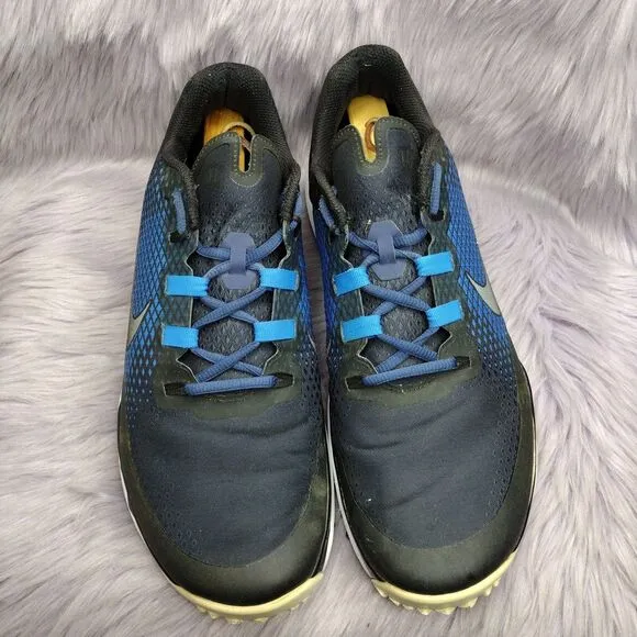 Nike Tiger Woods TW15 Golf Shoes Mens Size 13 Blue Black 704884-400 RARE