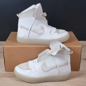Nike Vandalised High Top Shoes Womens Size 6.5 Athletic White Beige CI7594-100