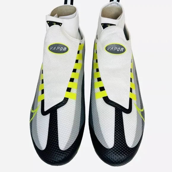 Nike Vapor Edge Pro 360 Football Cleats Gray/Volt/White DQ3670-071 Men’s Sz 12