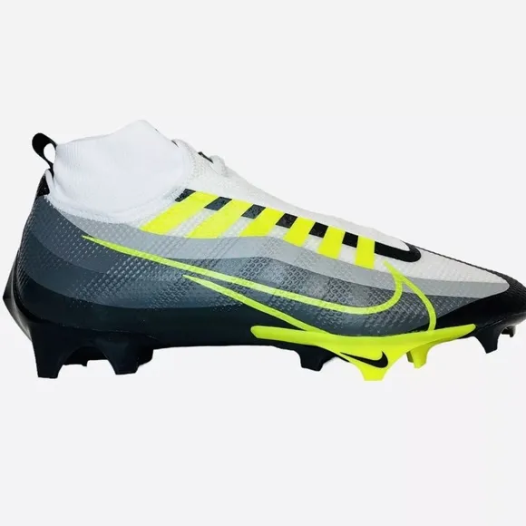 Nike Vapor Edge Pro 360 Football Cleats Gray/Volt/White DQ3670-071 Men’s Sz 12