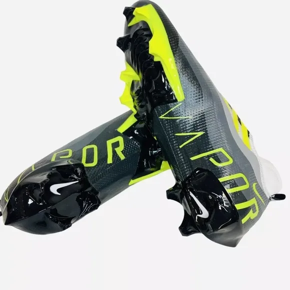 Nike Vapor Edge Pro 360 Football Cleats Gray/Volt/White DQ3670-071 Men’s Sz 12
