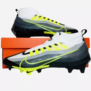 Nike Vapor Edge Pro 360 Football Cleats Gray/Volt/White DQ3670-071 Men’s Sz 12