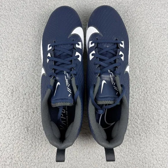 Nike Vapor Edge Speed 360 2 Mens 13.5 Shoes Navy Blue Low TB Football Cleats