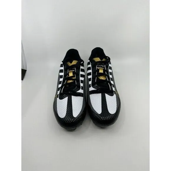 Nike Vapor Edge Speed 360 Black Gold Football Cleats DQ5110-002 Size 8.5