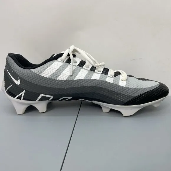 Nike Vapor Edge Speed 360 Cleats Shoes Football Gray Black Mens 10.5