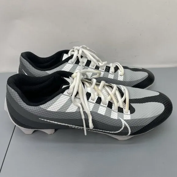 Nike Vapor Edge Speed 360 Cleats Shoes Football Gray Black Mens 10.5