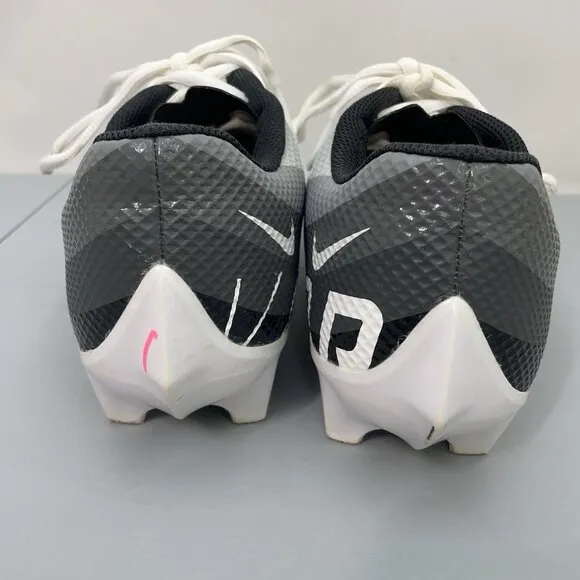Nike Vapor Edge Speed 360 Cleats Shoes Football Gray Black Mens 10.5