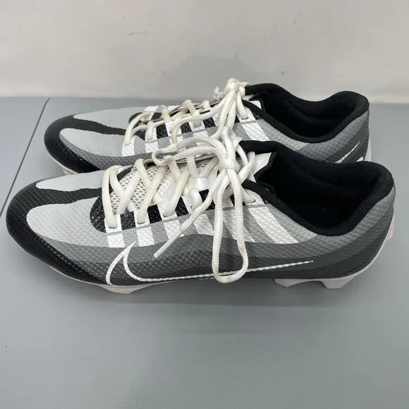 Nike Vapor Edge Speed 360 Cleats Shoes Football Gray Black Mens 10.5