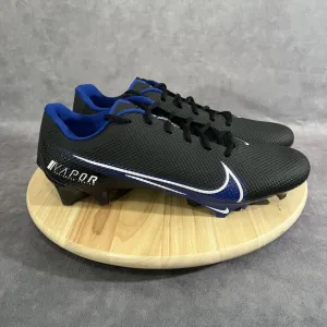 Nike Vapor Edge Speed 360 Football Cleats Black Blue Shoes Mens 13 CV6349-002