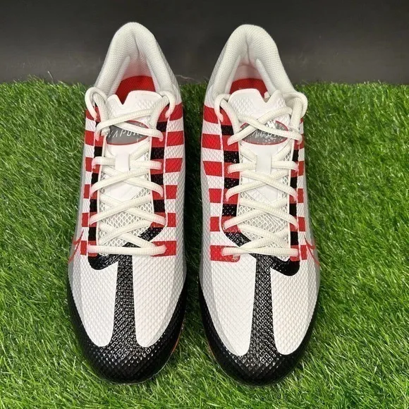 Nike‎ Vapor Edge Speed 360 Mens 11.5 White Red Black Football Cleats Brand New