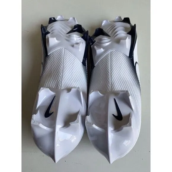 Nike Vapor Edge Speed 360 Football Cleats White Navy Blue CV6349-102 Men’s 14.5