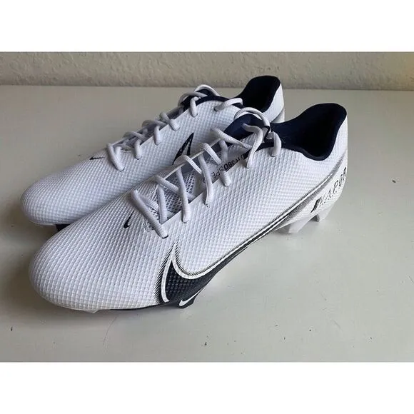 Nike Vapor Edge Speed 360 Football Cleats White Navy Blue CV6349-102 Men’s 14.5