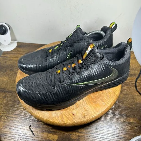 Nike Vapor Untouchable Speed Turf Cleats Black Men's Size 15 Shoes 833408-002