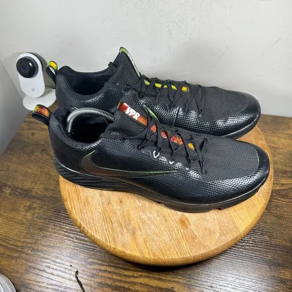 Nike Vapor Untouchable Speed Turf Cleats Black Men's Size 15 Shoes 833408-002