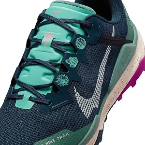 Nike Wildhorse 8 Men’s Trail Running Shoes - Teal and Pink DR2686 401