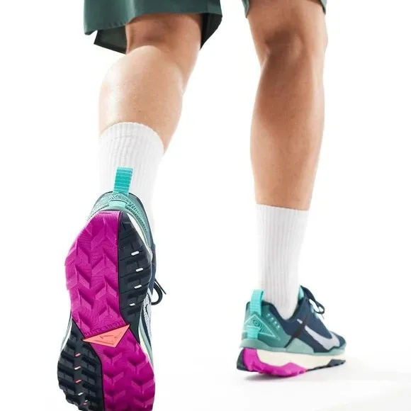 Nike Wildhorse 8 Men’s Trail Running Shoes - Teal and Pink DR2686 401