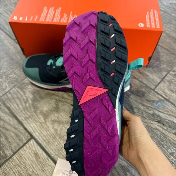 Nike Wildhorse 8 Men’s Trail Running Shoes - Teal and Pink DR2686 401