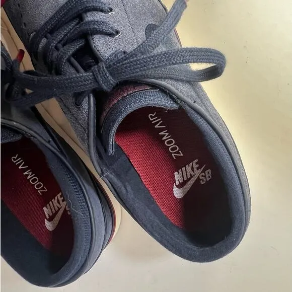 Nike Wms SB Zoom Air Janoski Blue Navy Obsidian Skate Sneakers Shoes Sz 6