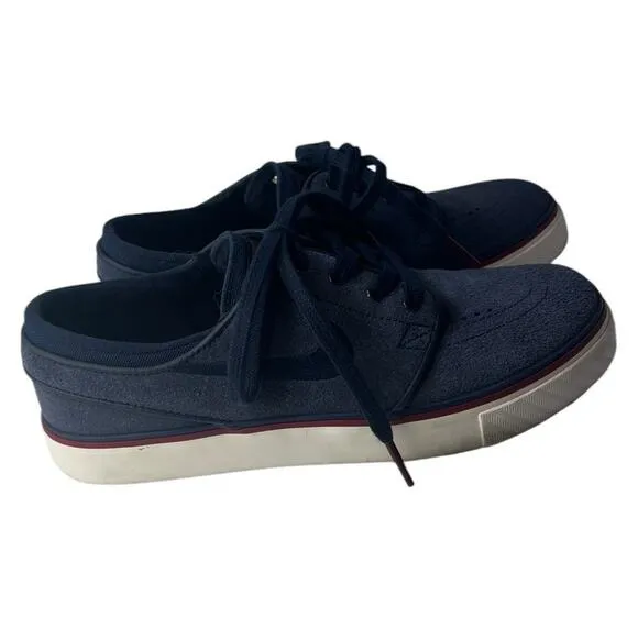 Nike Wms SB Zoom Air Janoski Blue Navy Obsidian Skate Sneakers Shoes Sz 6