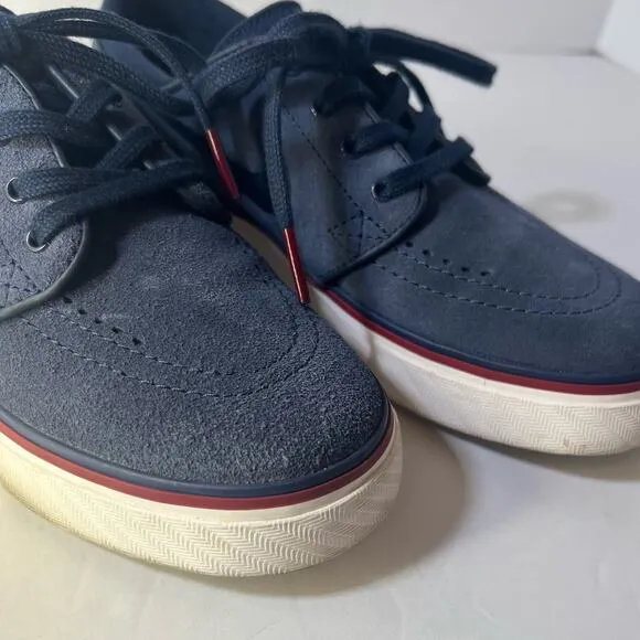 Nike Wms SB Zoom Air Janoski Blue Navy Obsidian Skate Sneakers Shoes Sz 6