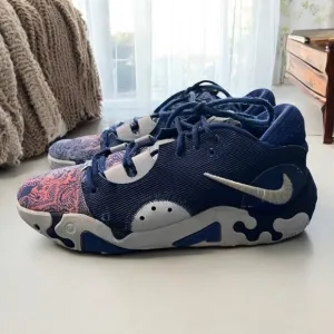 Nike XC Men's DC1974-400 Blue Paisley Hyper Royal Athletic Shoes Size 10
