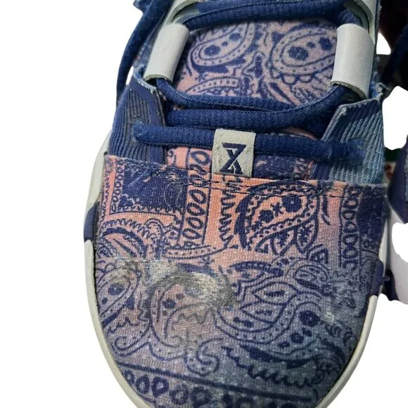 Nike XC Men's DC1974-400 Blue Paisley Hyper Royal Athletic Shoes Size 10