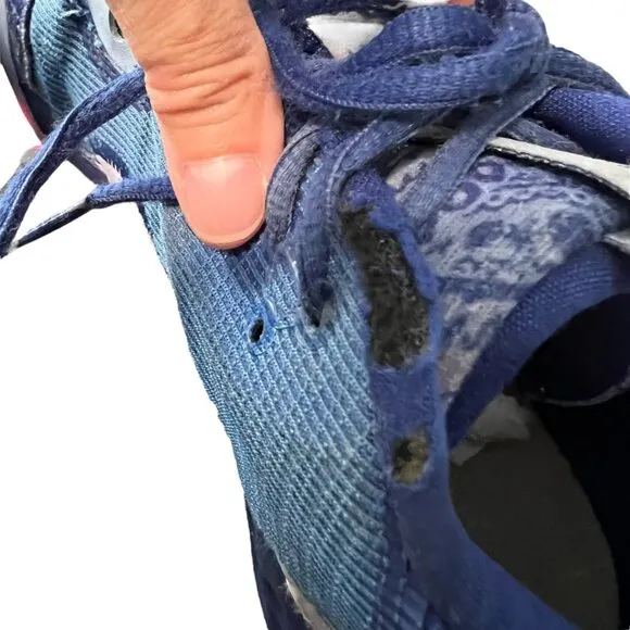 Nike XC Men's DC1974-400 Blue Paisley Hyper Royal Athletic Shoes Size 10