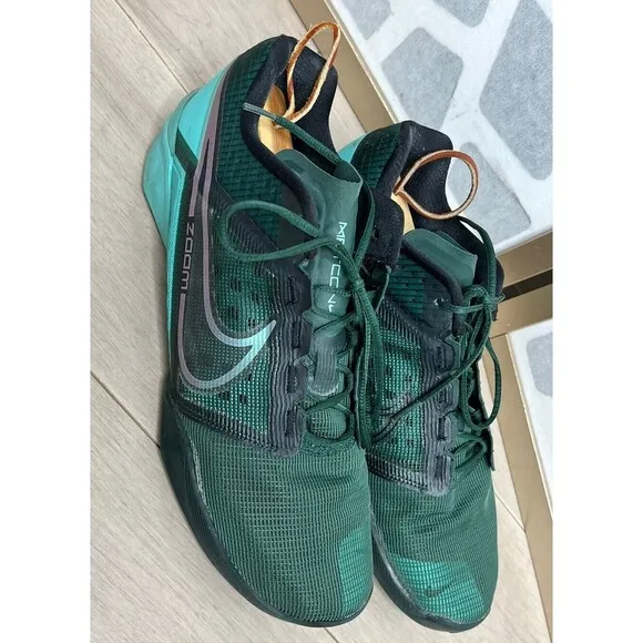 NIKE ZOOM METCON TURBO 2 TRAINING SHOES Men Sneakers Sz 13 Green DH3392-393