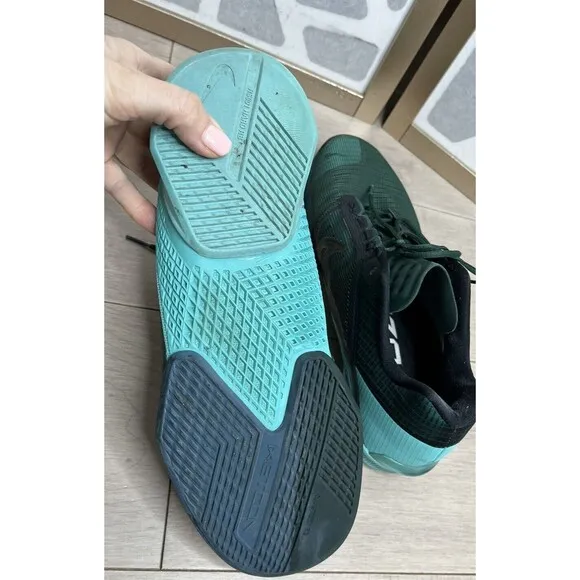 NIKE ZOOM METCON TURBO 2 TRAINING SHOES Men Sneakers Sz 13 Green DH3392-393