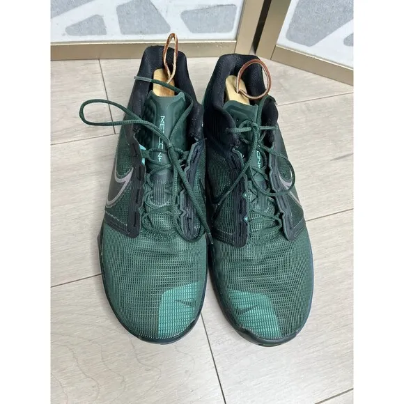 NIKE ZOOM METCON TURBO 2 TRAINING SHOES Men Sneakers Sz 13 Green DH3392-393