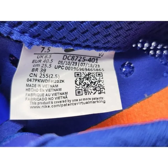 Nike Zoom Rival Distance Track &amp; Field Shoes DC8725 401 Racer Blue Mens Size 7.5