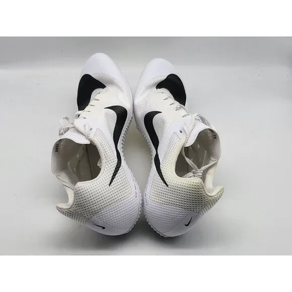 Nike Zoom Rival Sprint Track Spikes White/Black DC8753-100 Size 12.5 Mens
