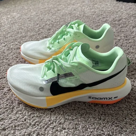 Nike ZoomX Ultrafly Trail Men's Size 11 White Green Orange Shoes DX1978-102 New