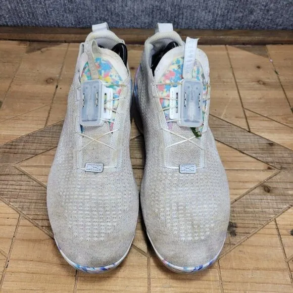 Nike Air VaporMax Flyknit 2020 Summit Cream Men’s Athletic Sneaker Shoes 10