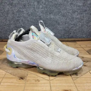 Nike Air VaporMax Flyknit 2020 Summit Cream Men’s Athletic Sneaker Shoes 10